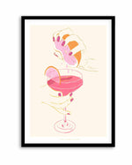 Pink Cocktail by Jenny Liz Rome | Art Print