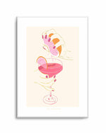 Pink Cocktail by Jenny Liz Rome | Art Print