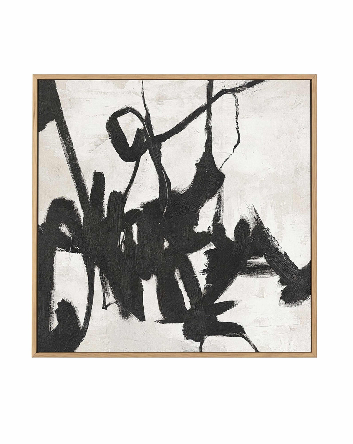 Playblack 1 by Design Fabrikken | Framed Canvas Art Print from Olive et Oriel where you can shop wallpaper and artworks online
