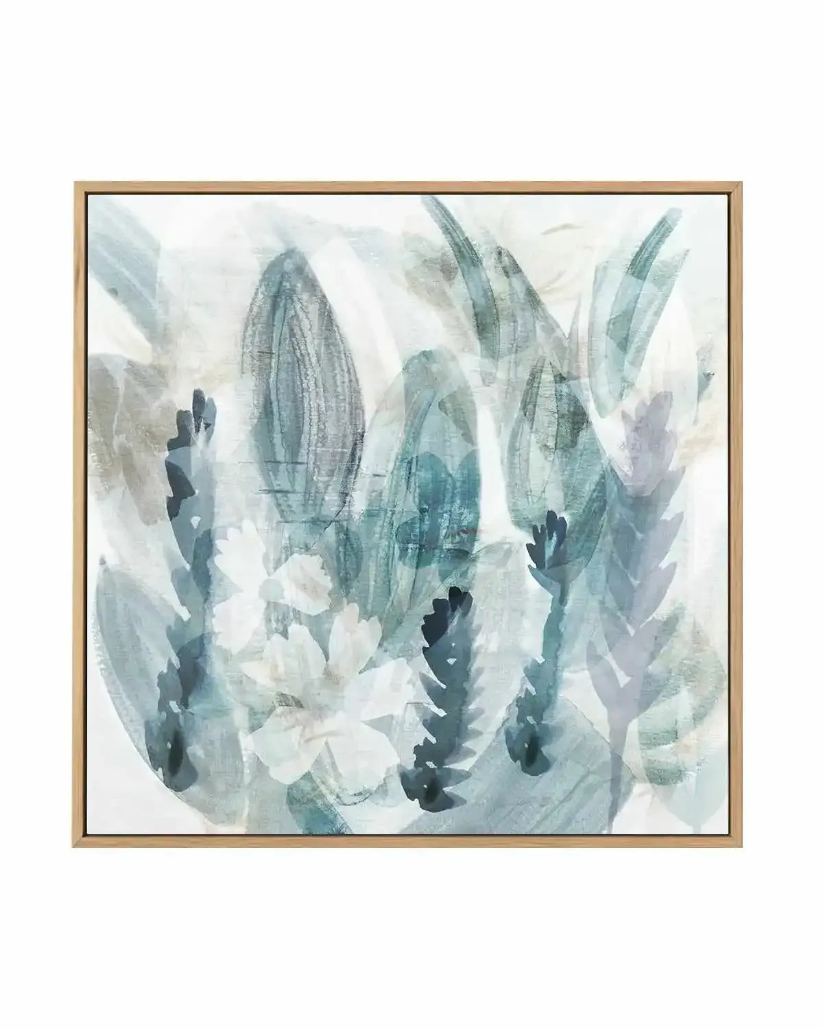 Powder Flowers II | Framed Canvas Art Print from Olive et Oriel where you can shop wallpaper and artworks online