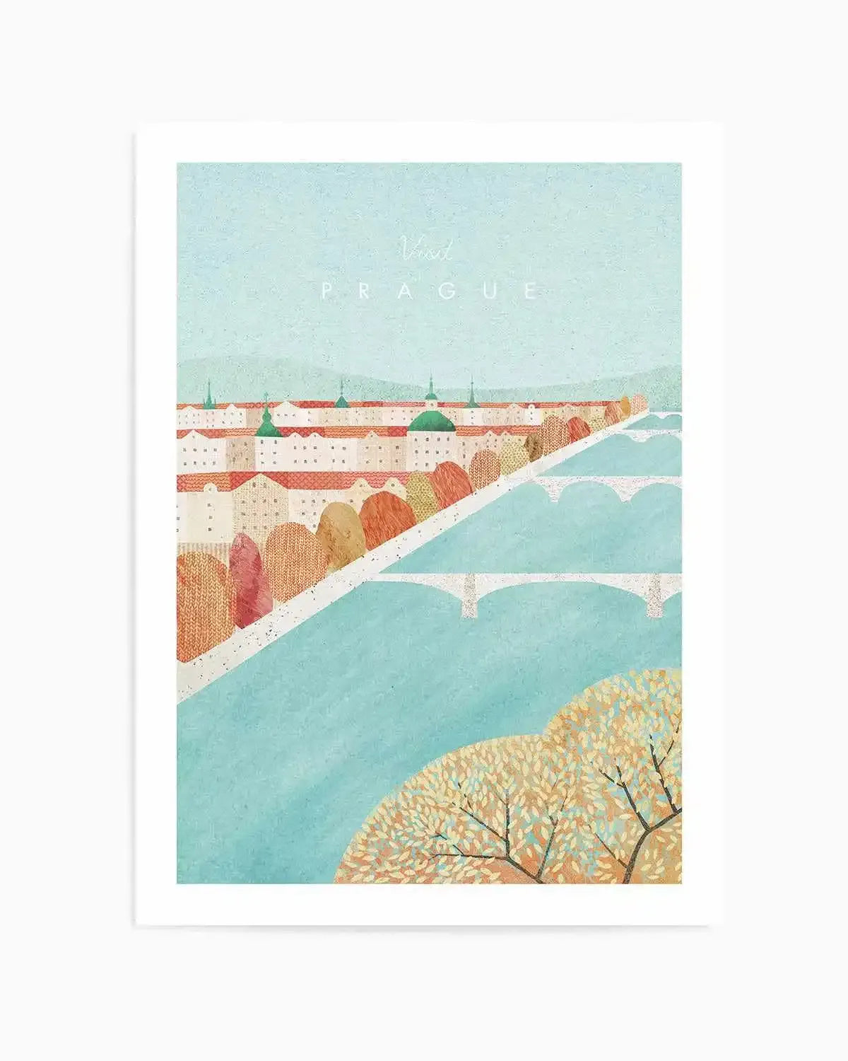 Prague by Henry Rivers Art Print from Olive et Oriel where you can shop wallpaper and artworks online