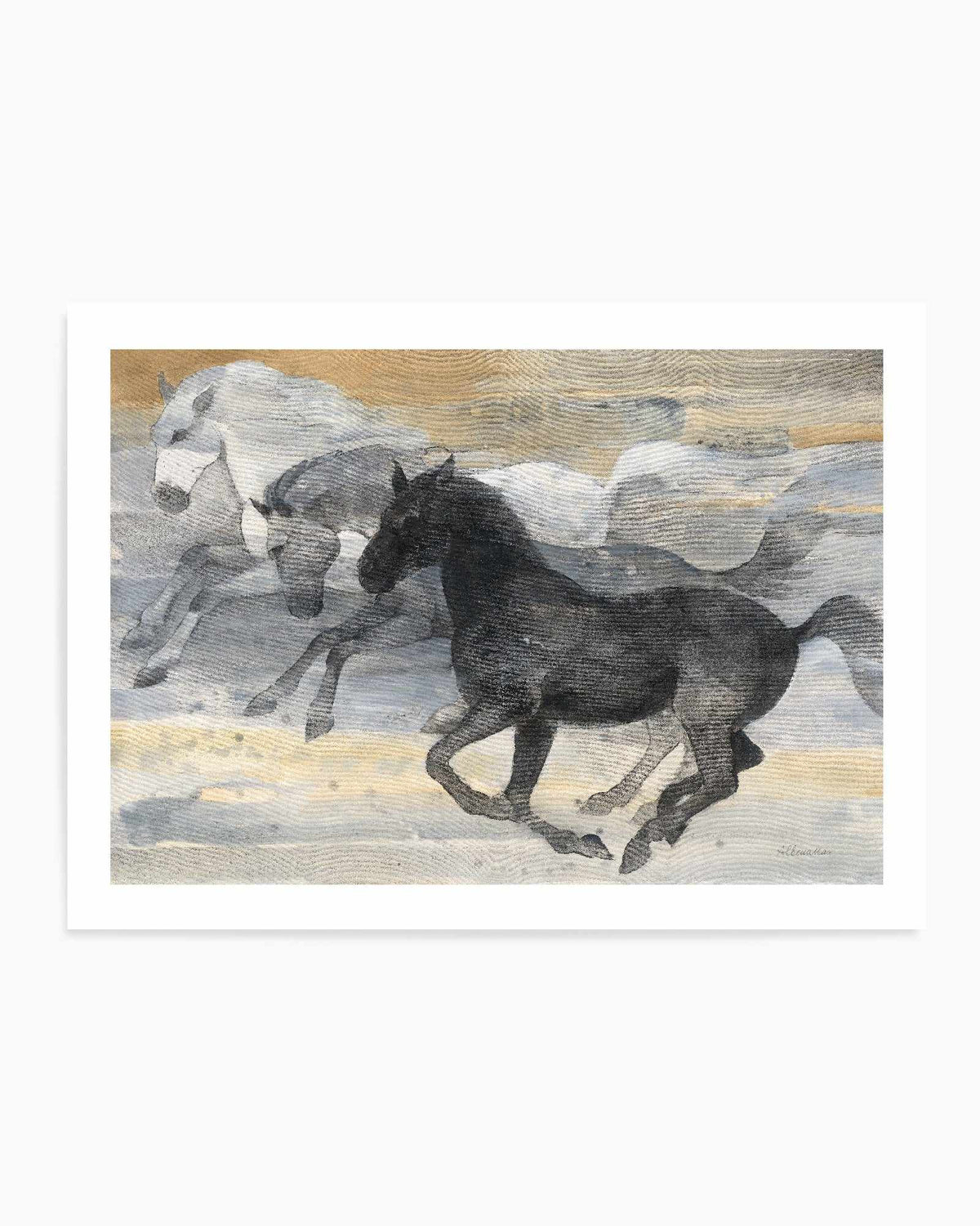 Prancing Trio | Art Print from Olive et Oriel where you can shop wallpaper and artworks online