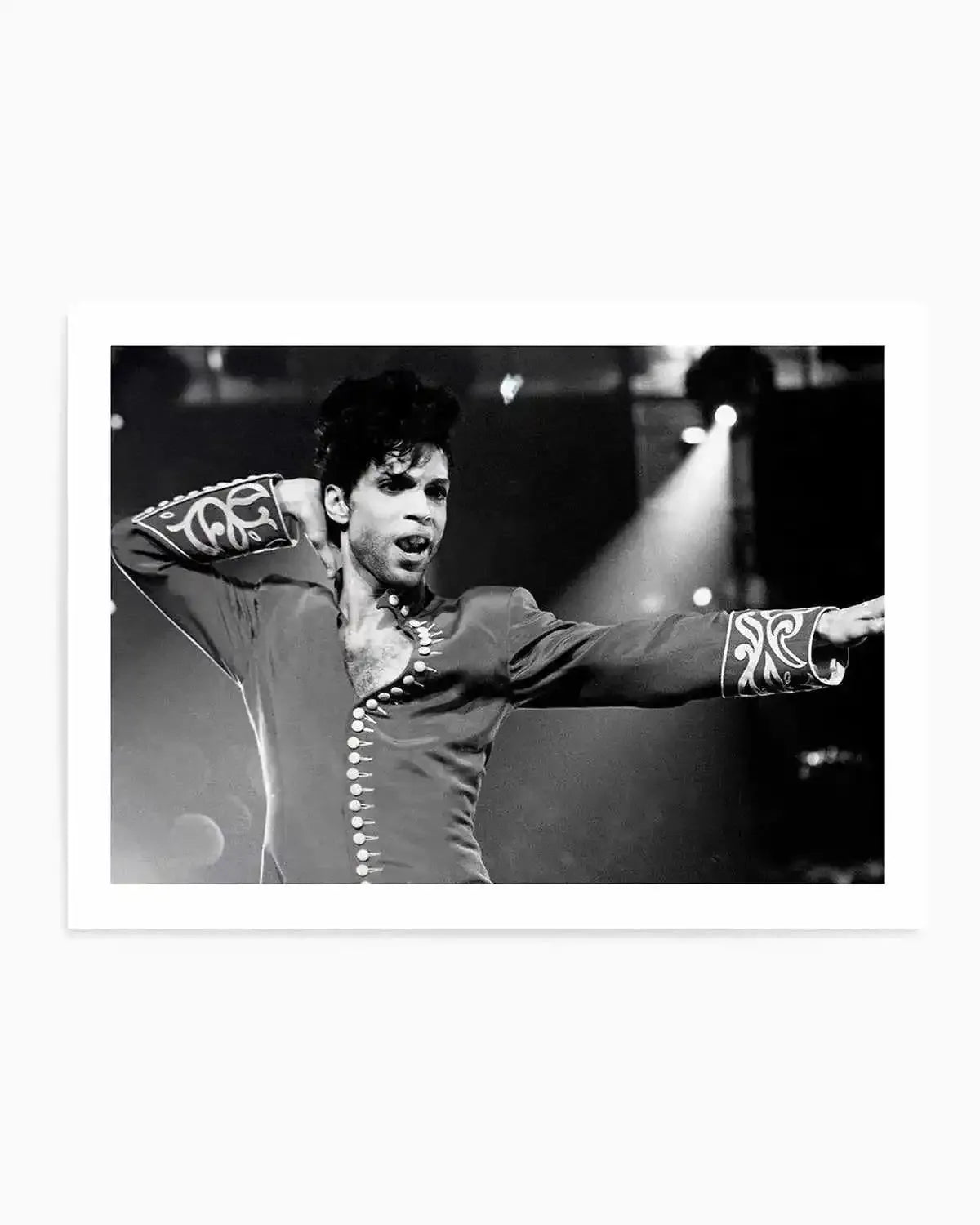 Prince | Tony Mott Collection Art Print black black & white art print