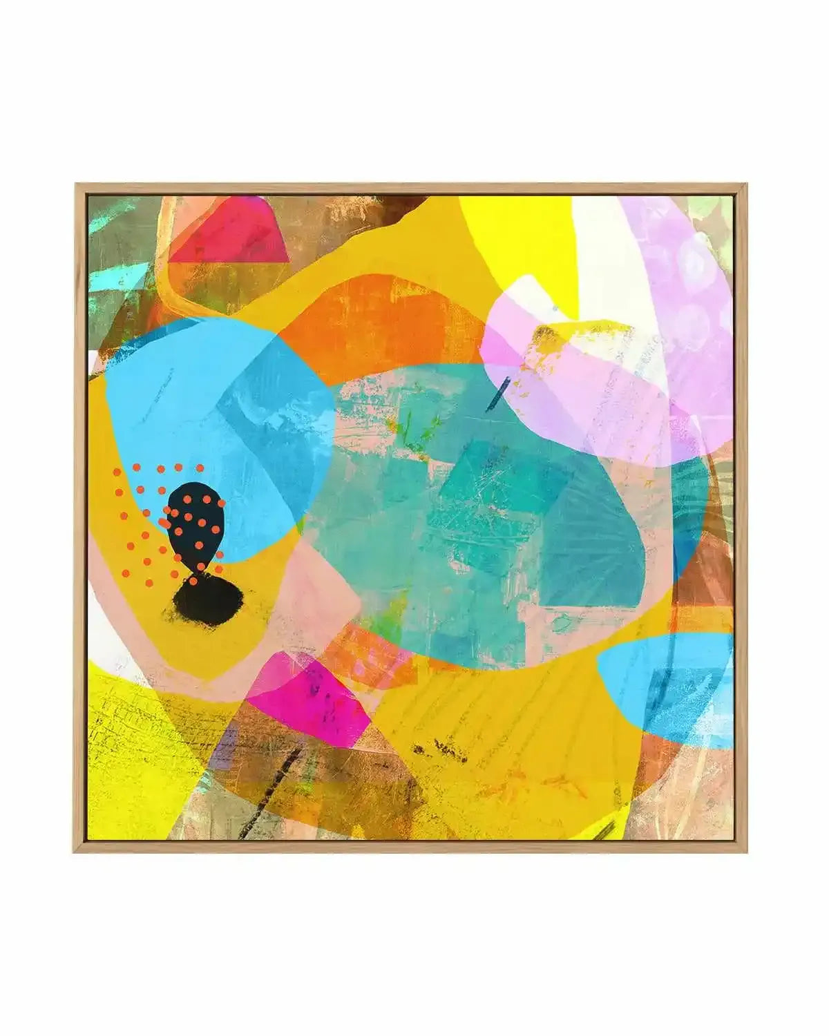 Rainbow by Antonia Tzenova | Framed Canvas Art Print from Olive et Oriel where you can shop wallpaper and artworks online