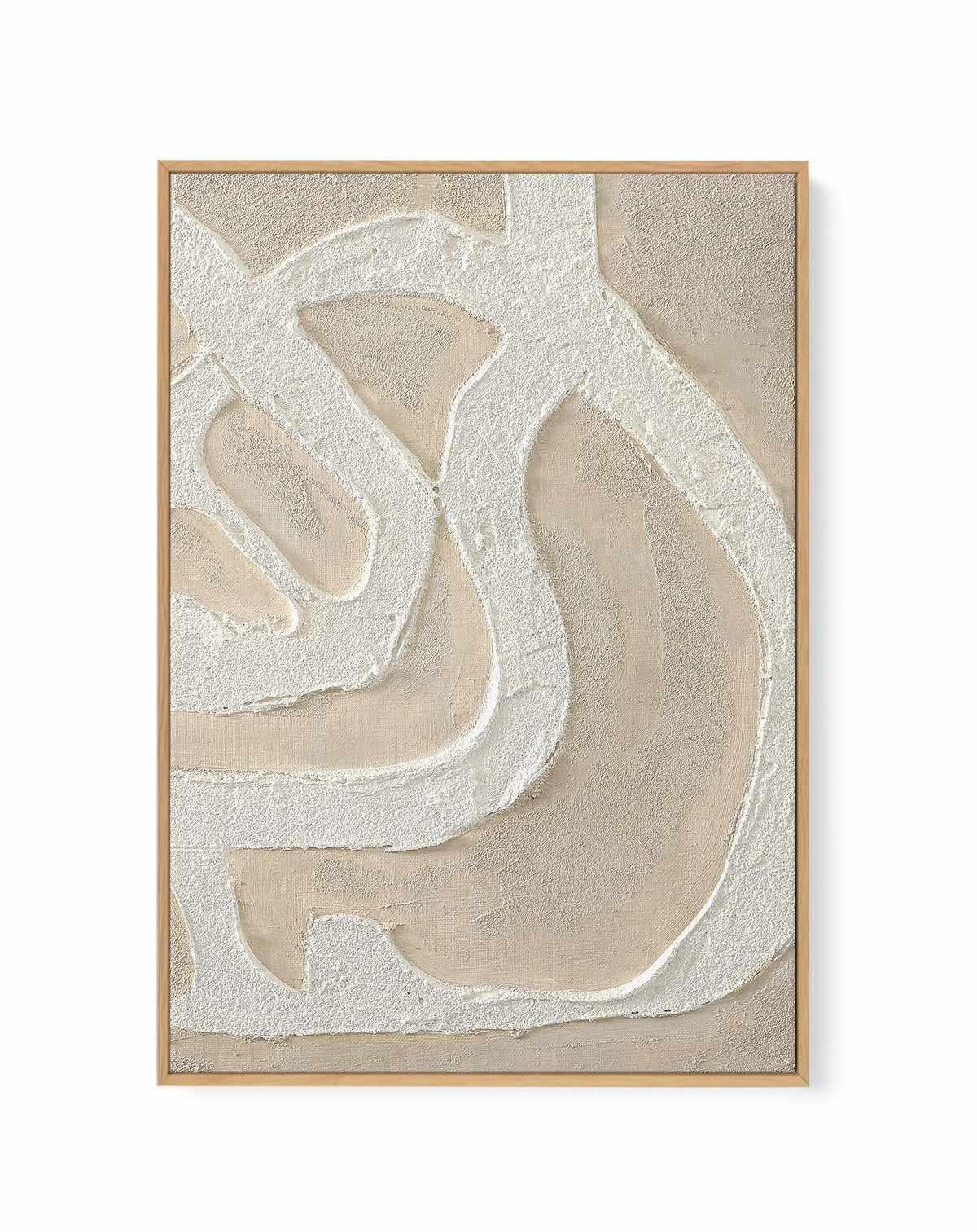 Raw Organic by Design Fabrikken | Framed Canvas Art Print from Olive et Oriel where you can shop wallpaper and artworks online