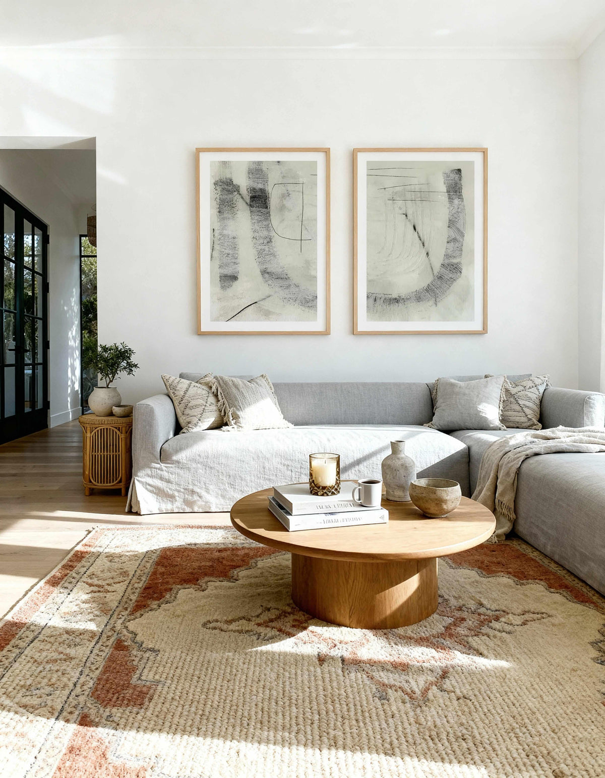 Real I & II Art Print Set of 2 | Matching Wall Art from Olive et Oriel where you can shop wallpaper and artworks online