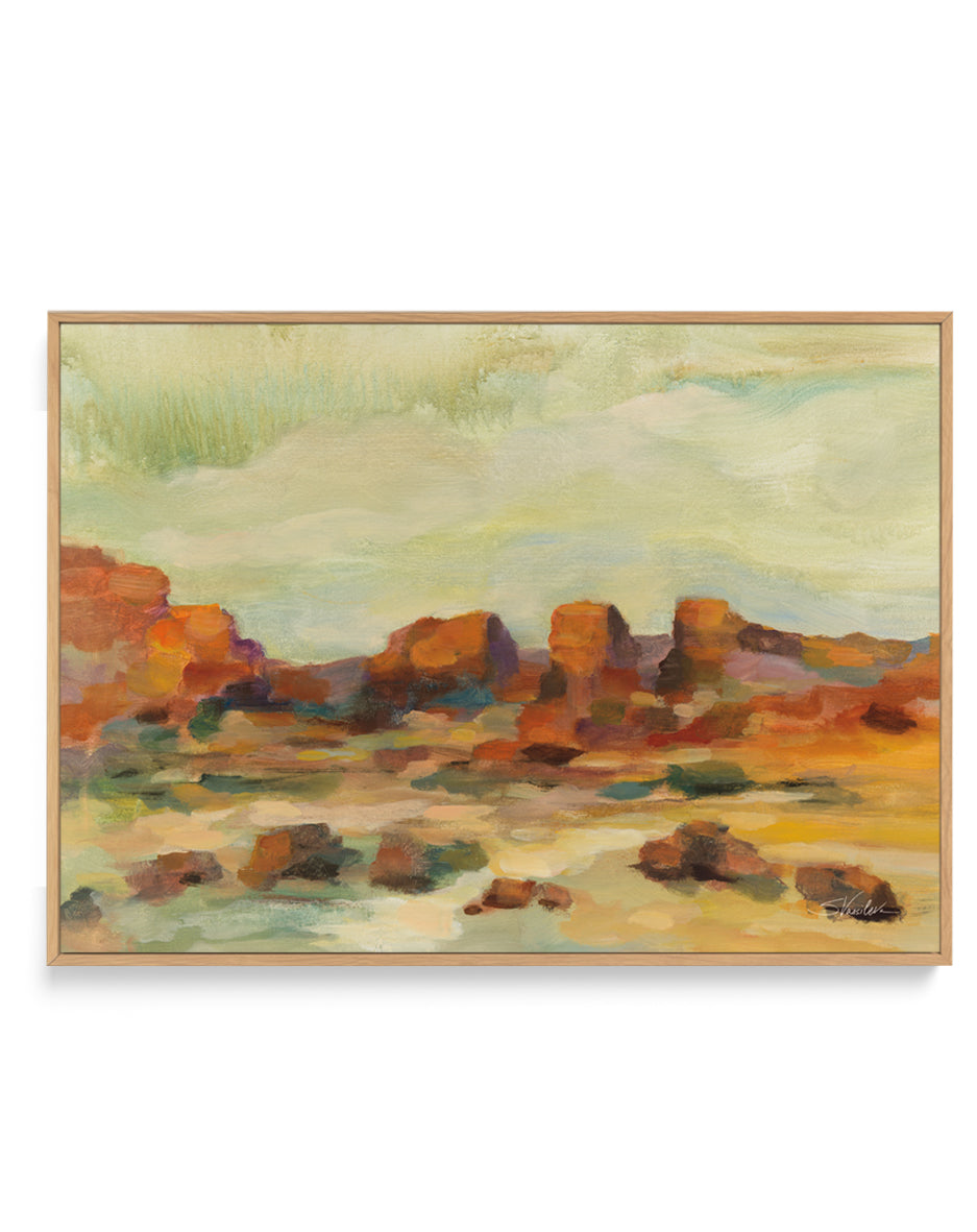 Red Rocks | Framed Canvas Wall Art