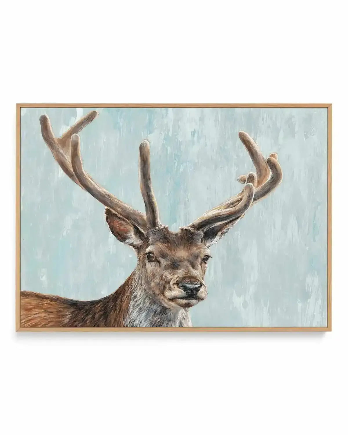 Reindeer | Framed Canvas Art Print from Olive et Oriel where you can shop wallpaper and artworks online