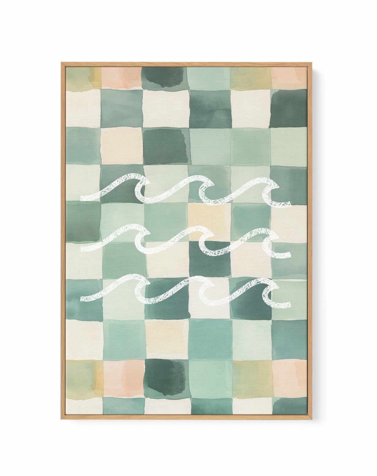 Ride The Wave | Framed Canvas Art Print from Olive et Oriel where you can shop wallpaper and artworks online