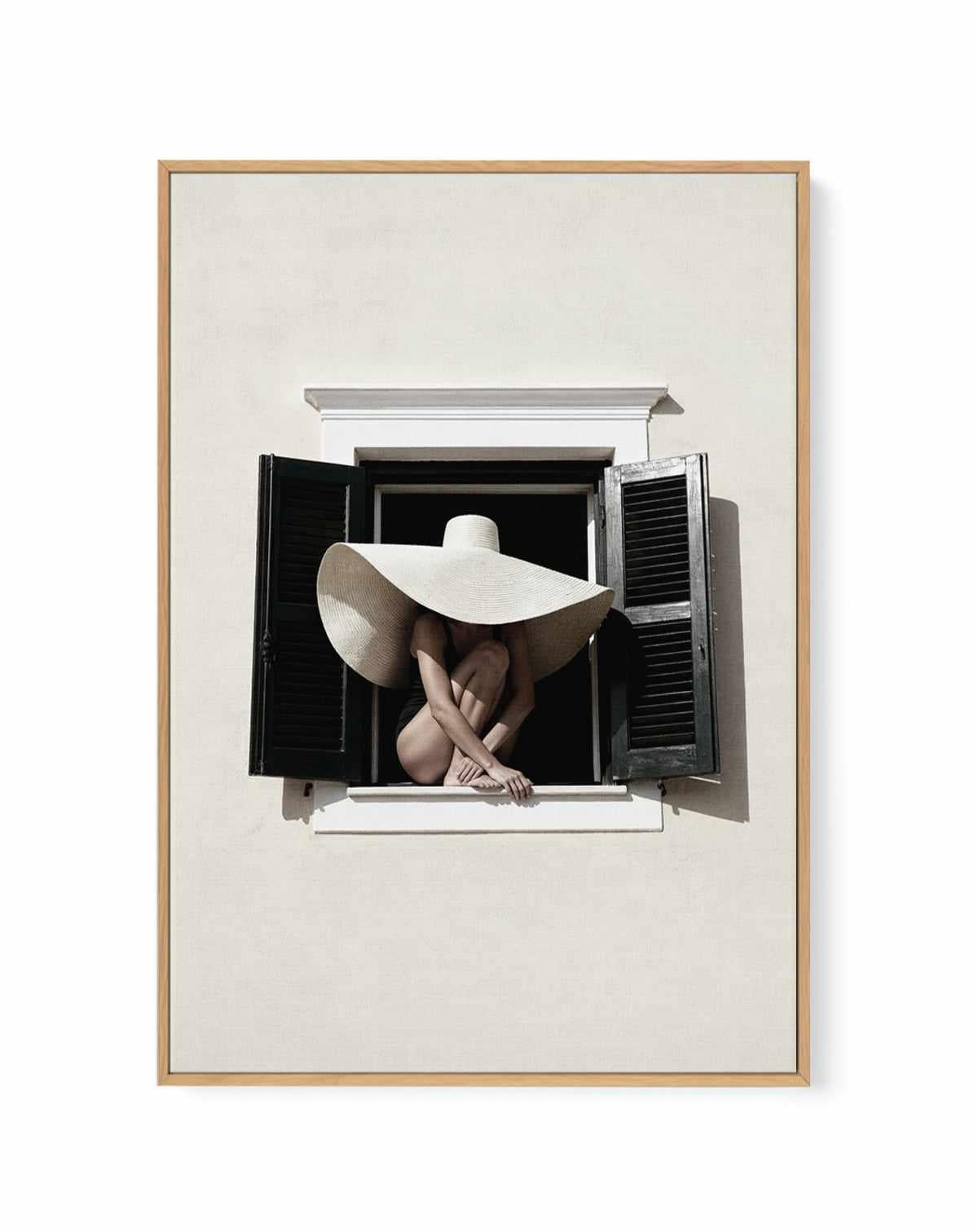 Riviera Dreaming | Framed Canvas Art Print from Olive et Oriel where you can shop wallpaper and artworks online