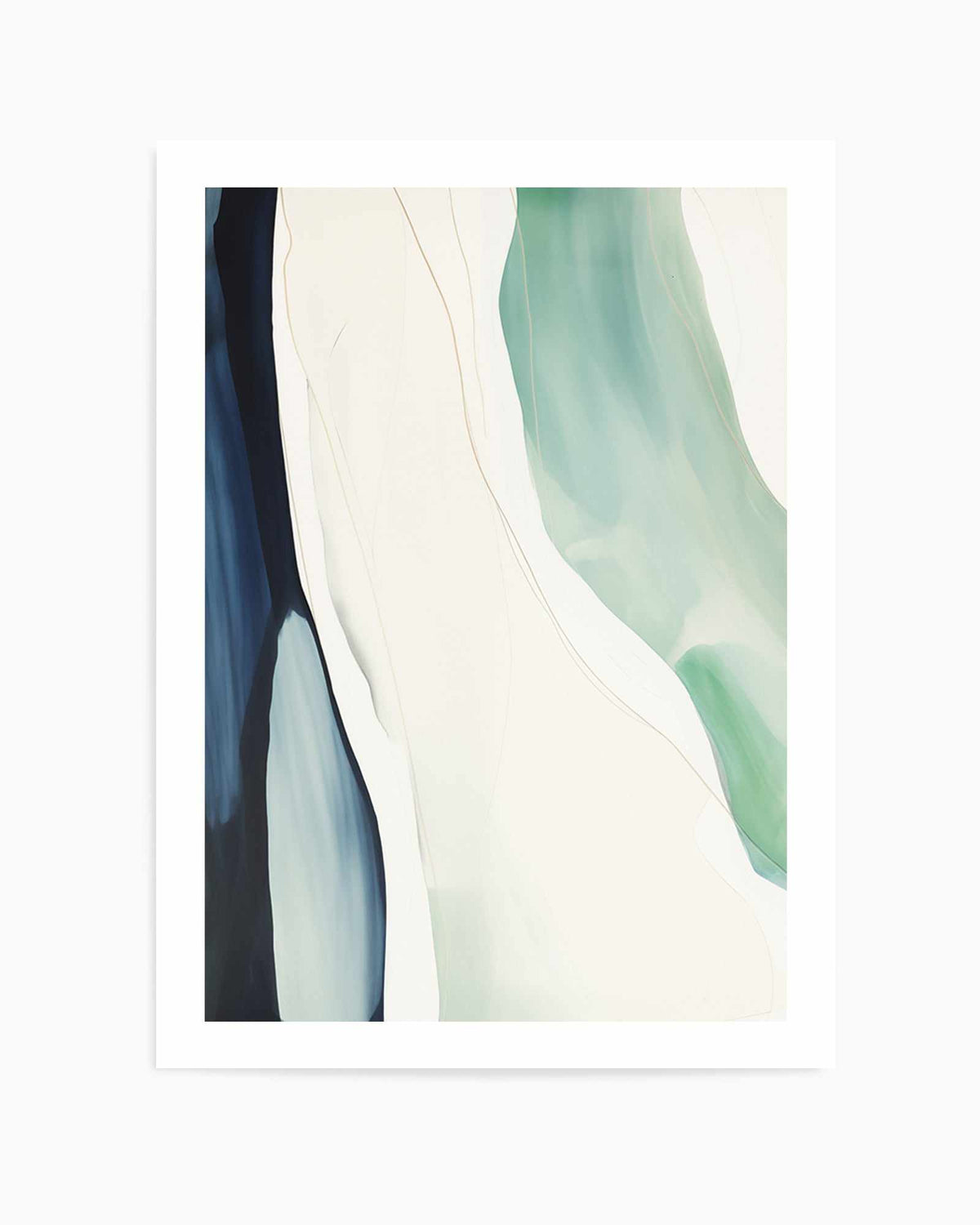 Sage Rivers II | Art Print from Olive et Oriel where you can shop wallpaper and artworks online