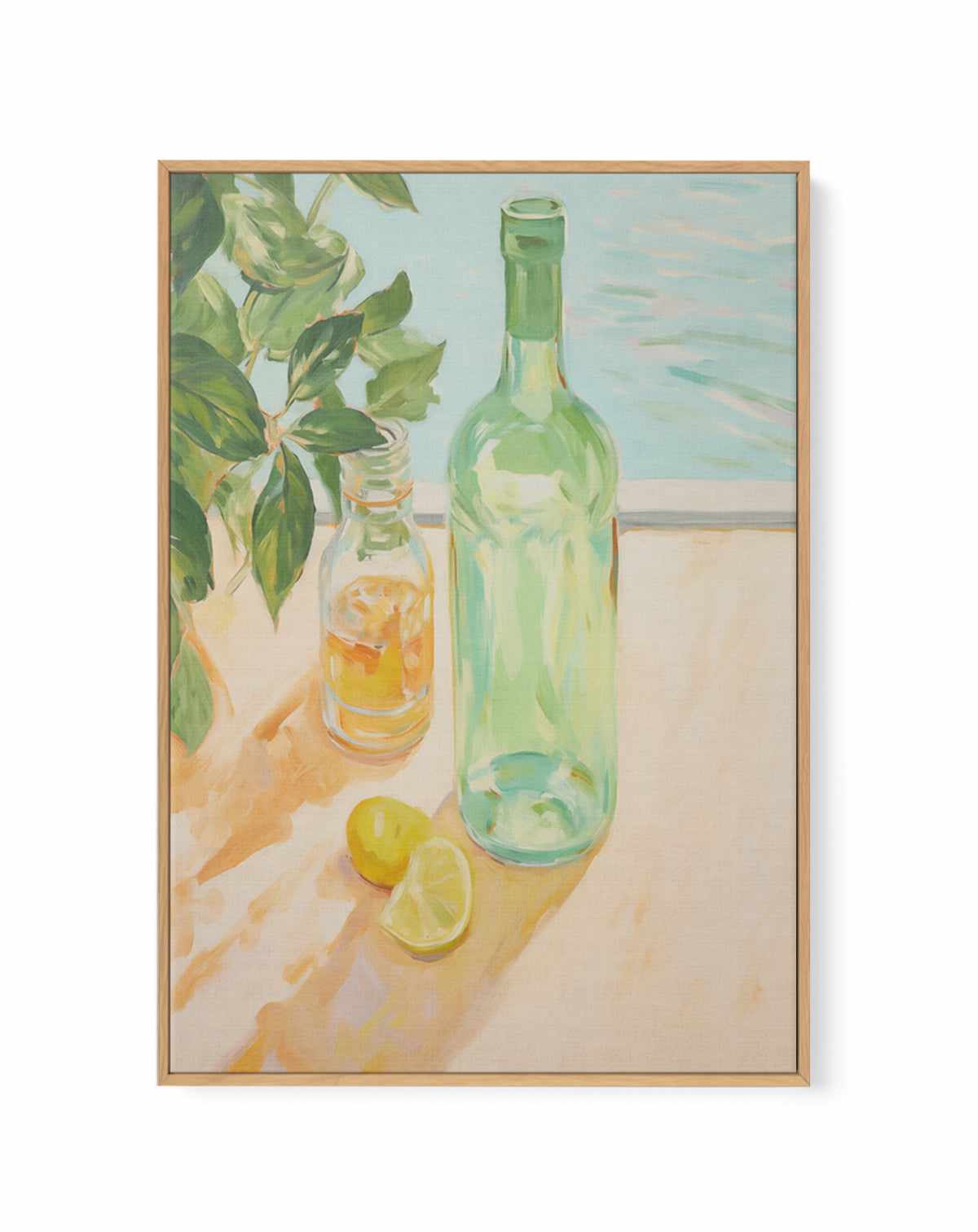 Salt & Lime | Framed Canvas Art Print from Olive et Oriel where you can shop wallpaper and artworks online