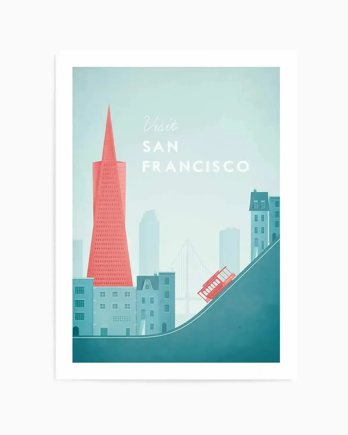 San Francisco by Henry Rivers Art Print from Olive et Oriel where you can shop wallpaper and artworks online