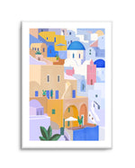 Santorini Greece By Petra Lizde | Art Print
