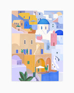 Santorini Greece By Petra Lizde | Art Print