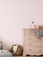Doll House Battens In Pink Wallpaper