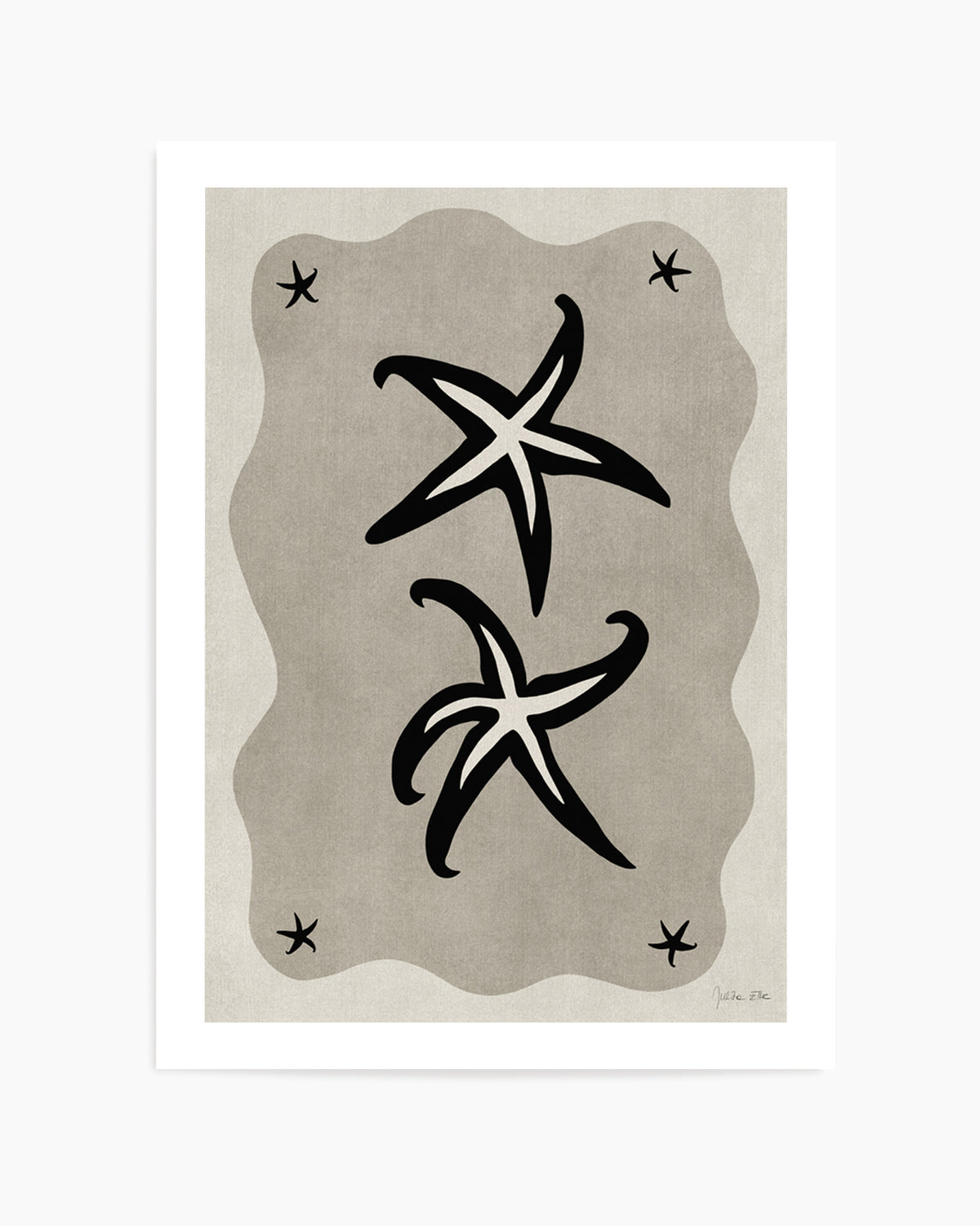 Sea Stars 02 by Julita Elbe | Art Print