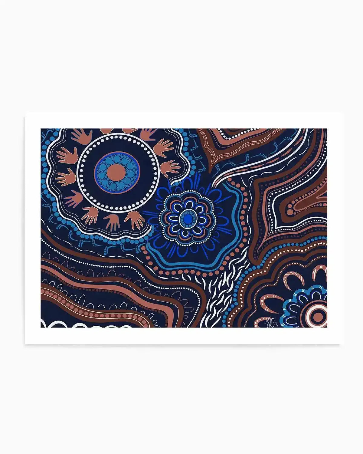 Seeing You Knowing Us by Kiz Costelloe Art Print from Olive et Oriel where you can shop wallpaper and artworks online