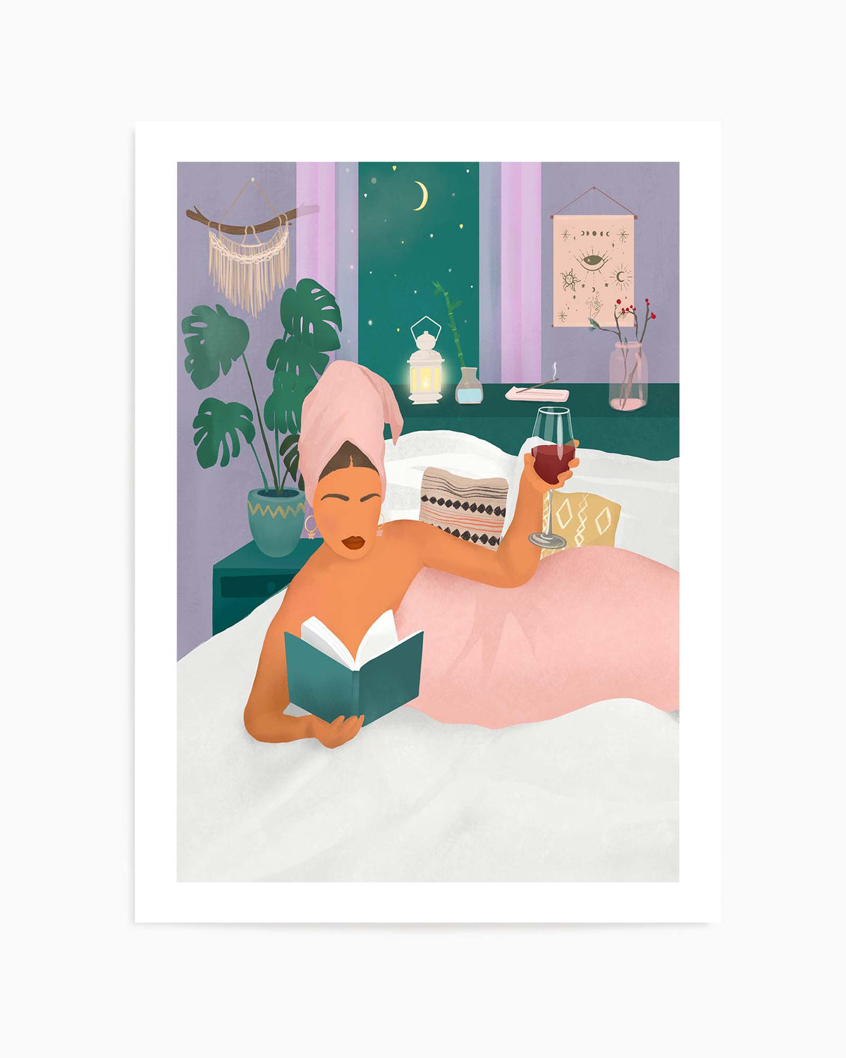 Self Care By Petra Lizde | Art Print from Olive et Oriel where you can shop wallpaper and artworks online