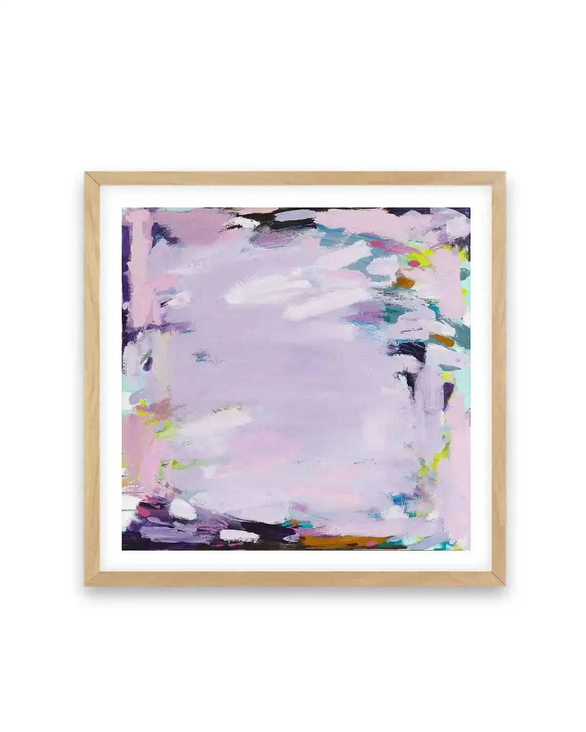Sherbert II by Alicia Benetatos Art Print-PRINT-Olive et Oriel-Alicia Benetatos-70x70 cm | 27.5" x 27.5"-Oak-With White Border-Buy-Australian-Art-Prints-Online-with-Olive-et-Oriel-Your-Artwork-Specialists-Austrailia-Decorate-With-Coastal-Photo-Wall-Art-Prints-From-Our-Beach-House-Artwork-Collection-Fine-Poster-and-Framed-Artwork