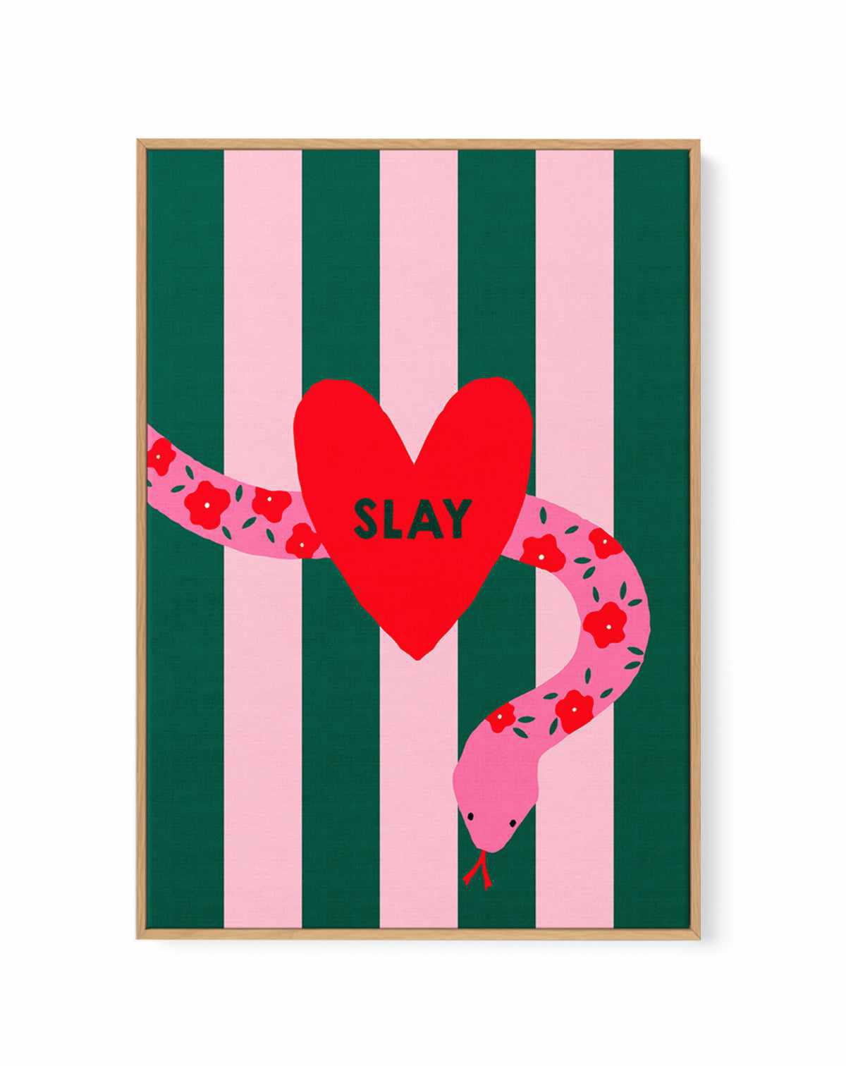 Slay | Framed Canvas Art Print from Olive et Oriel where you can shop wallpaper and artworks online