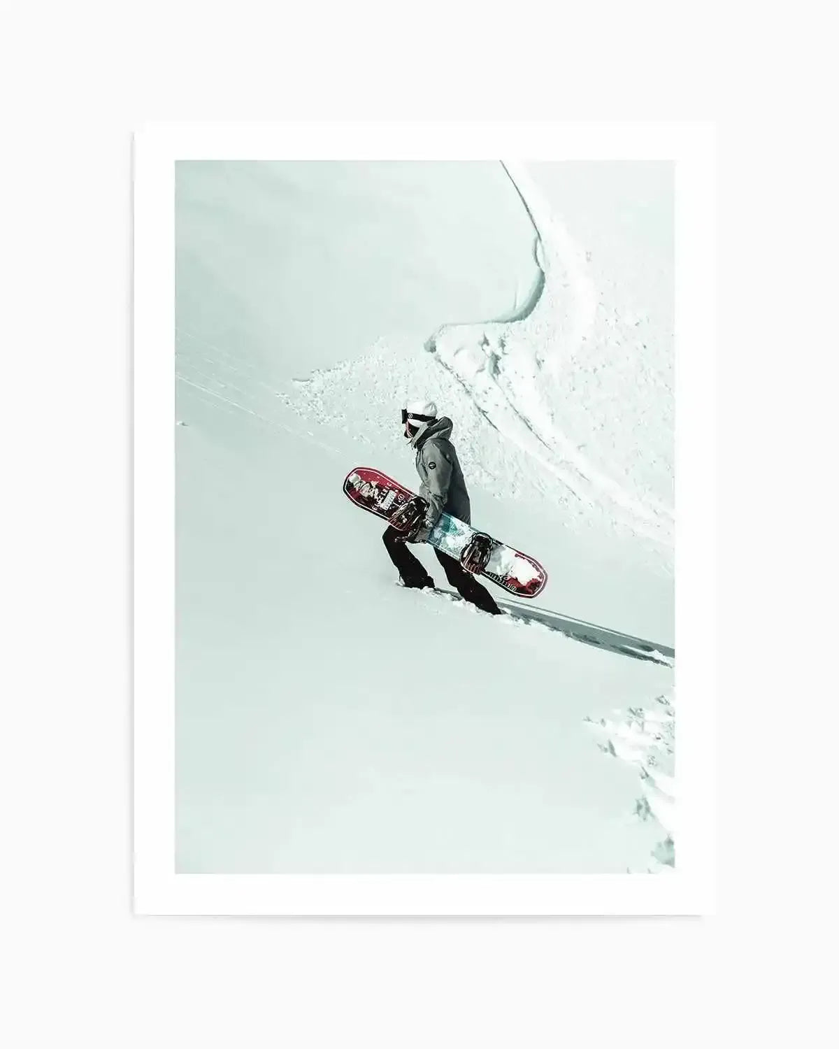 Snow Climb by Marina Brisset Art Print from Olive et Oriel where you can shop wallpaper and artworks online