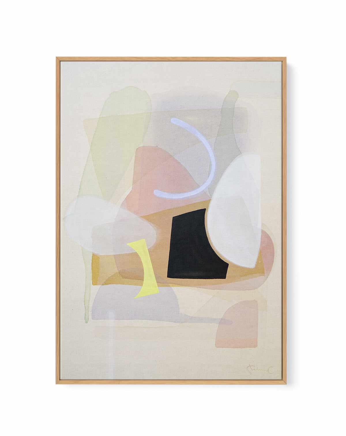 Soft Cantabile By Shina Choi | Framed Canvas Art Print from Olive et Oriel where you can shop wallpaper and artworks online