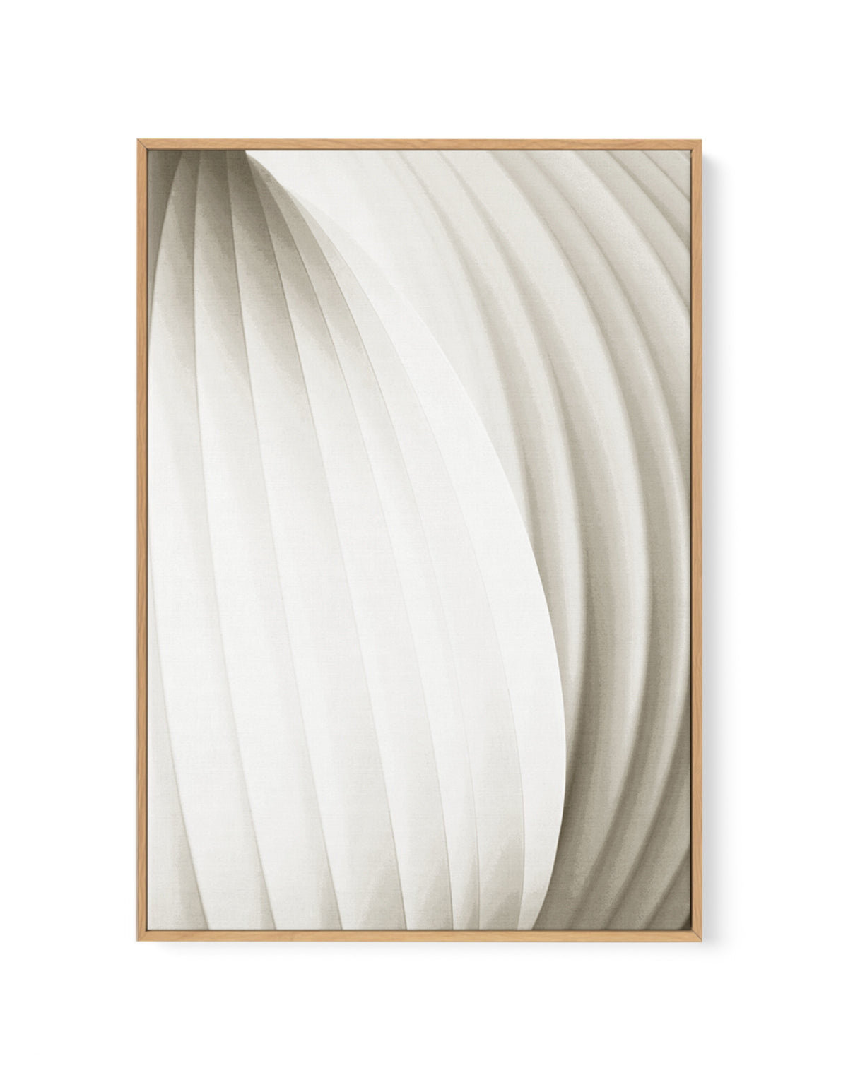 Soft Flowing Curves by Christina Sillen | Framed Canvas Wall Art