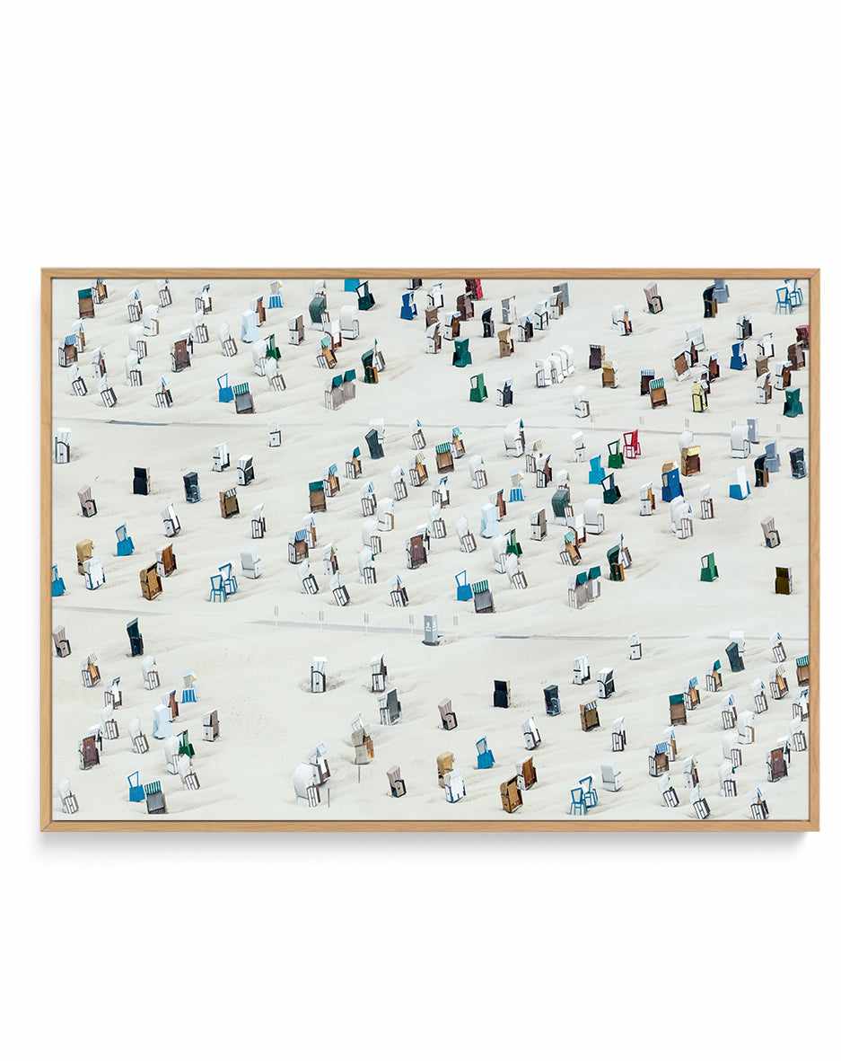 Some Beach By Margit Lisa Roeder | Framed Canvas Art Print from Olive et Oriel where you can shop wallpaper and artworks online
