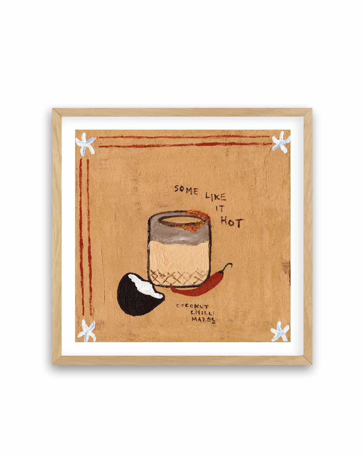 Some Like it Hot by Britney Turner | Art Print from Olive et Oriel where you can shop wallpaper and artworks online