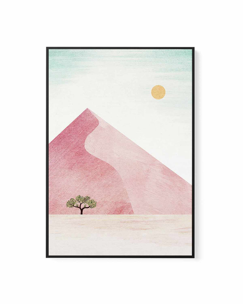 Sossusvlei, Pink Sand Dune by Henry Rivers | Framed Canvas Art Print