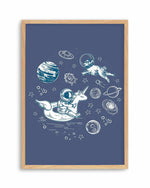 Space Dip Art Print