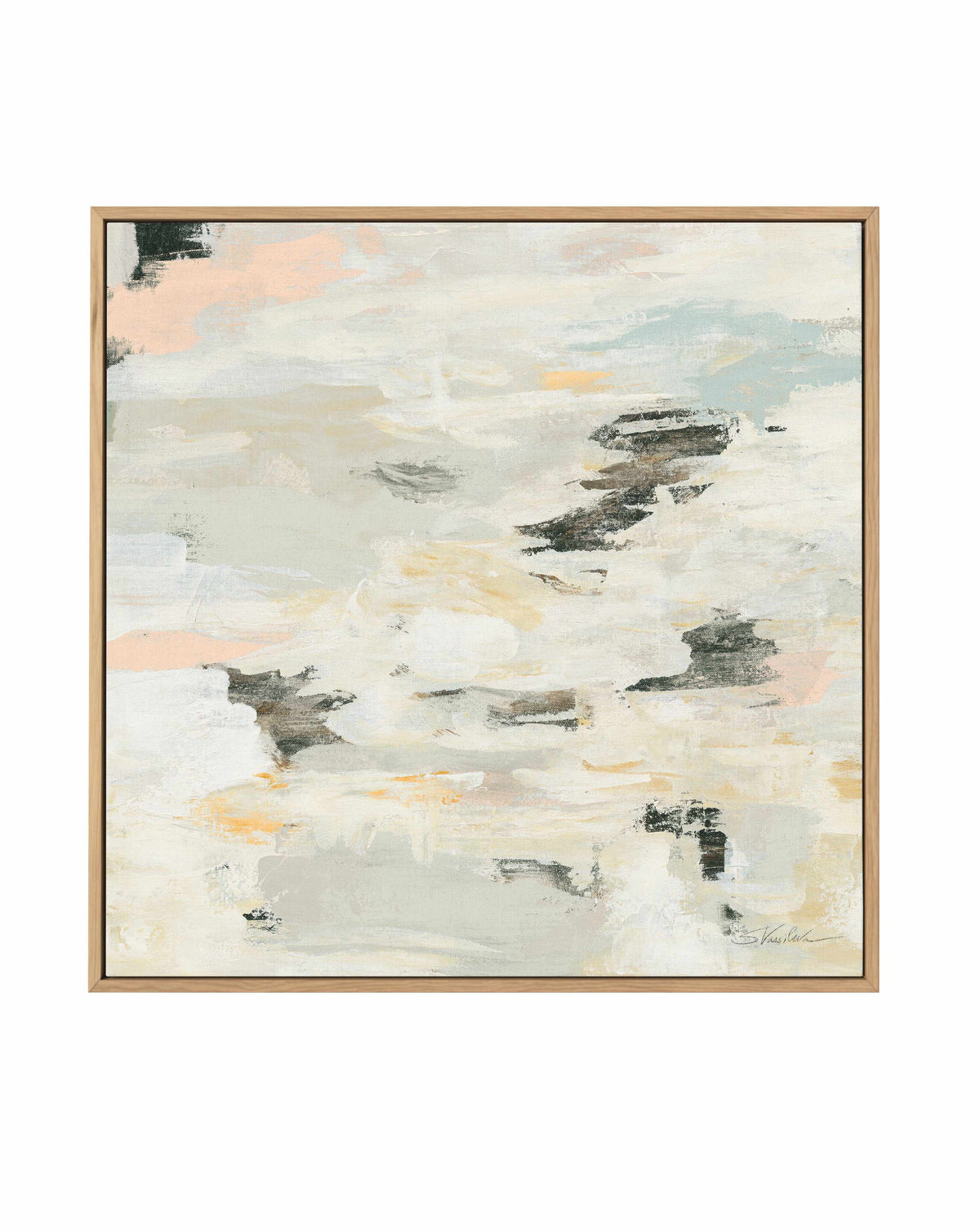 Steps on Stones I Boho | Framed Canvas Art Print from Olive et Oriel where you can shop wallpaper and artworks online