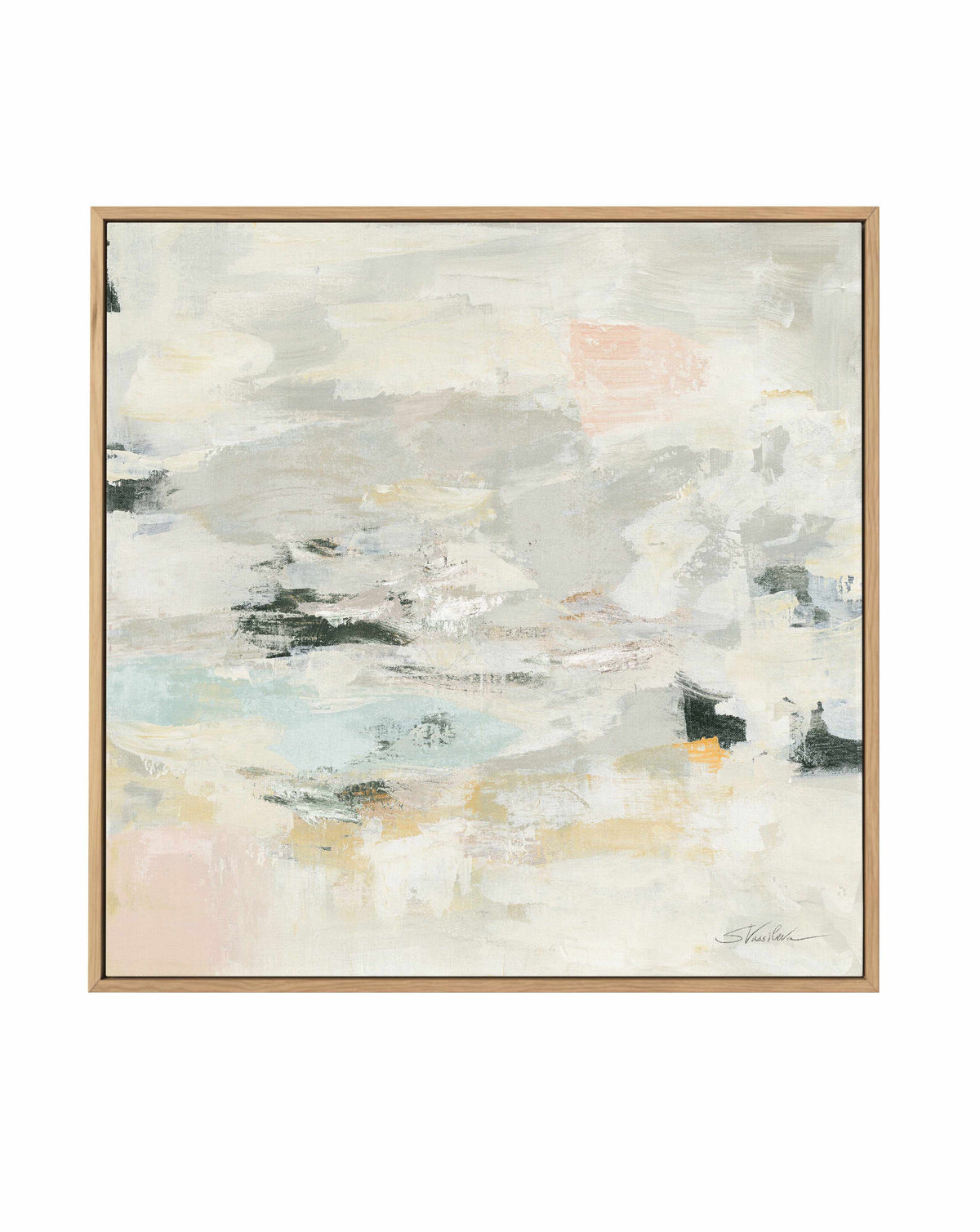 Steps on Stones II Boho | Framed Canvas Art Print from Olive et Oriel where you can shop wallpaper and artworks online