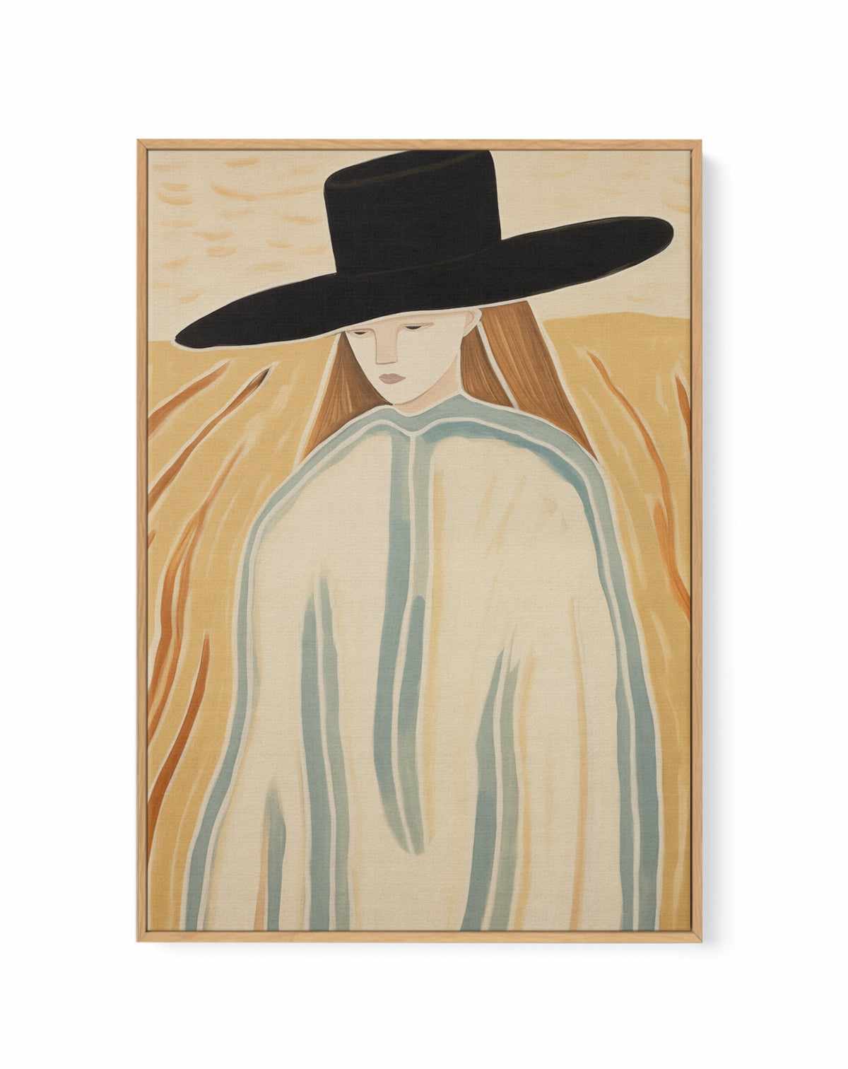 Stevie Girl | Framed Canvas Art Print from Olive et Oriel where you can shop wallpaper and artworks online