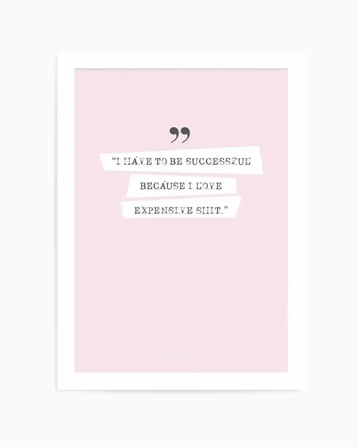 Success 101 | 2 Colour Options Art Print from Olive et Oriel where you can shop wallpaper and artworks online