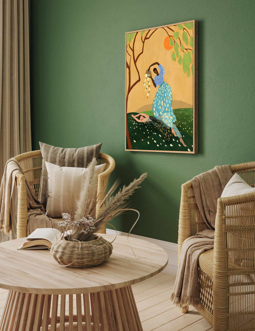 Summer Bliss by Arty Guava | Framed Canvas Art Print