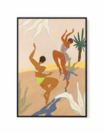 Summer Dance by Arty Guava | Framed Canvas Art Print