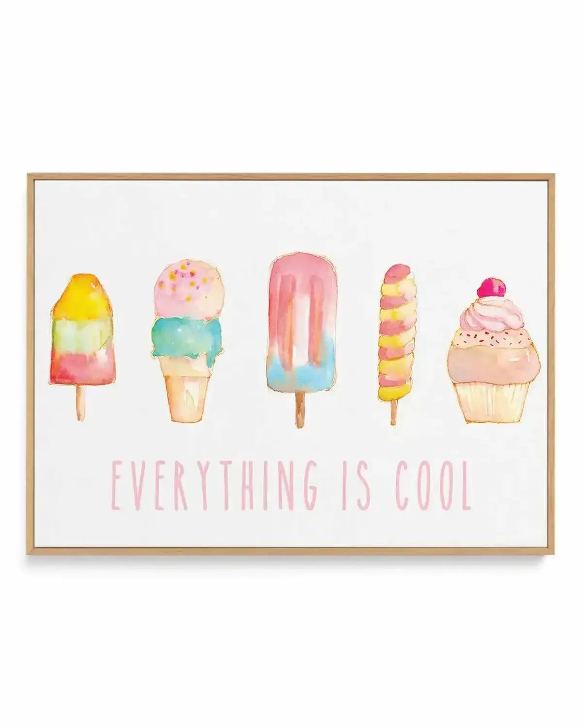 Summer Delight | Framed Canvas Art Print from Olive et Oriel where you can shop wallpaper and artworks online