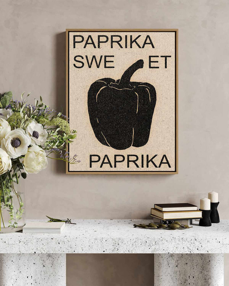 Sweet Paprika by David Schmitt | Framed Canvas Art Print