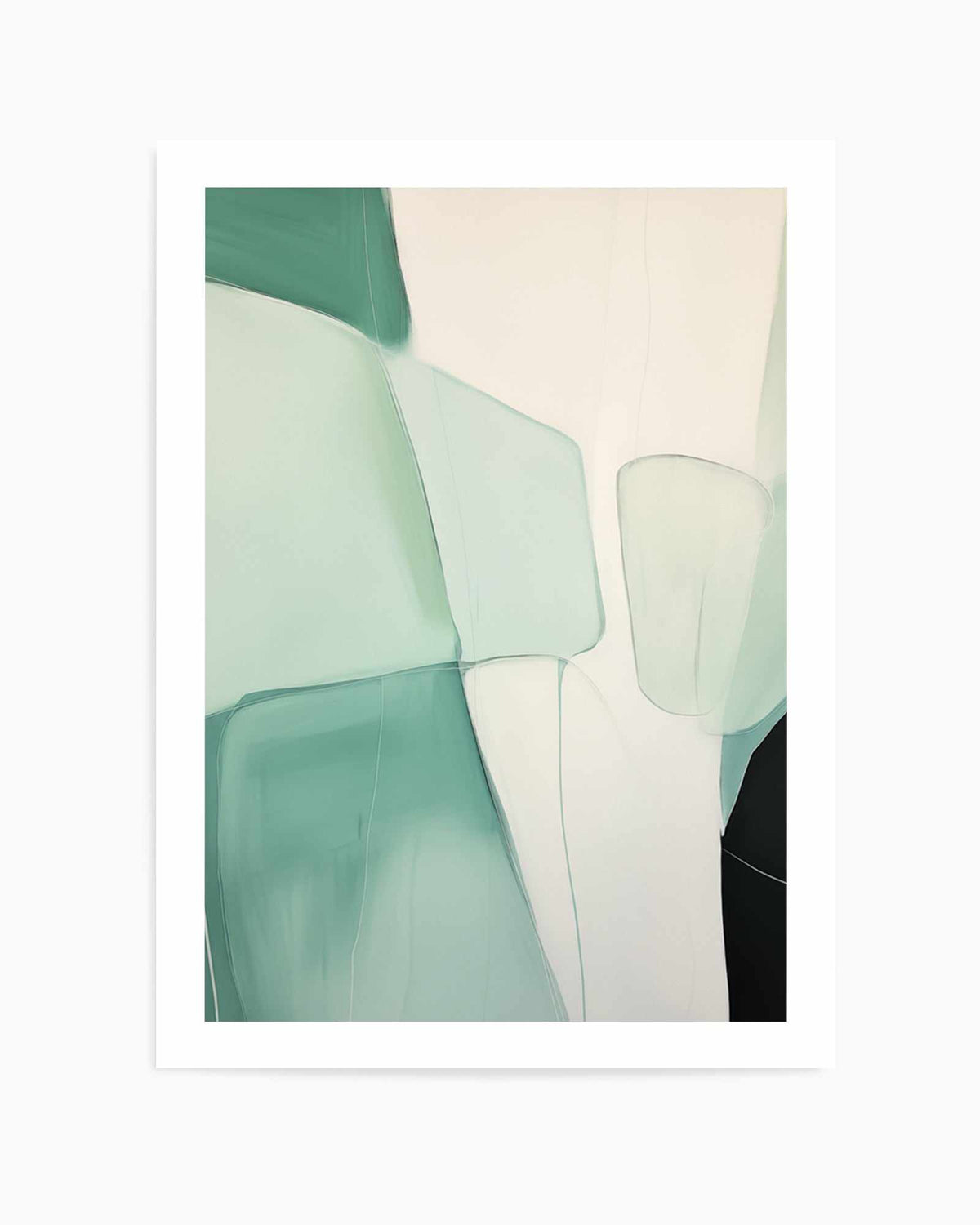 Teal Illusion | Art Print from Olive et Oriel where you can shop wallpaper and artworks online