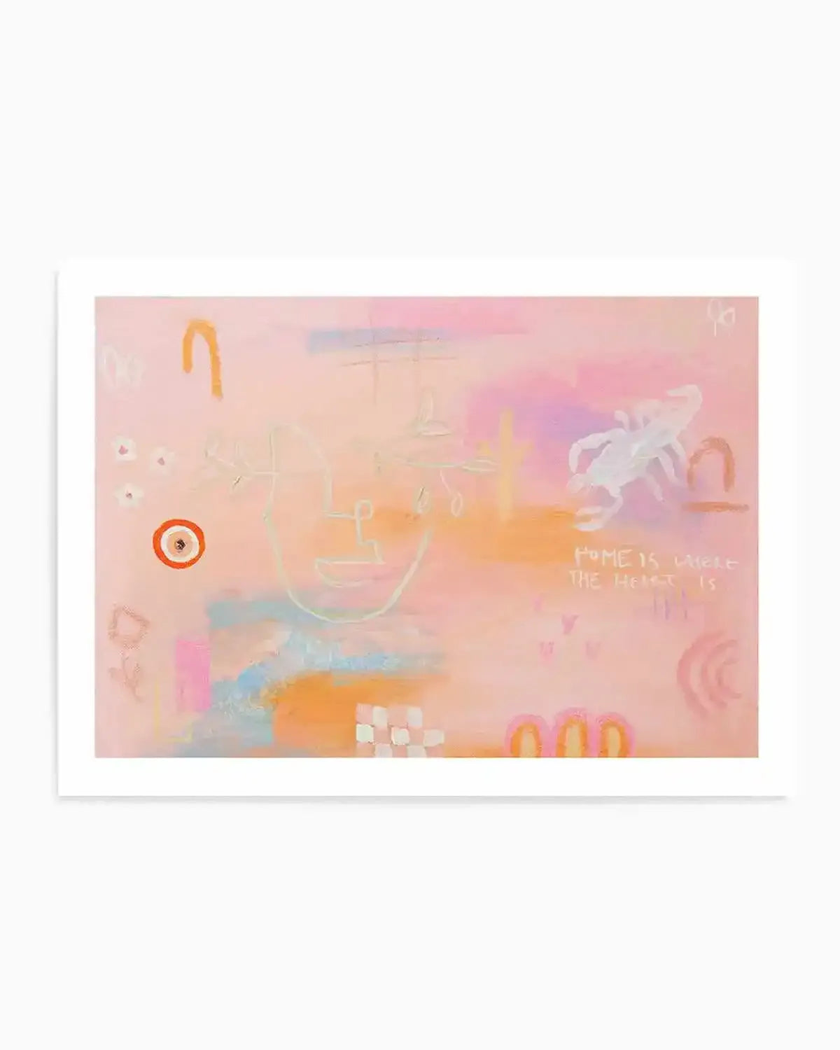 The Heart by Britney Turner Art Print from Olive et Oriel where you can shop wallpaper and artworks online