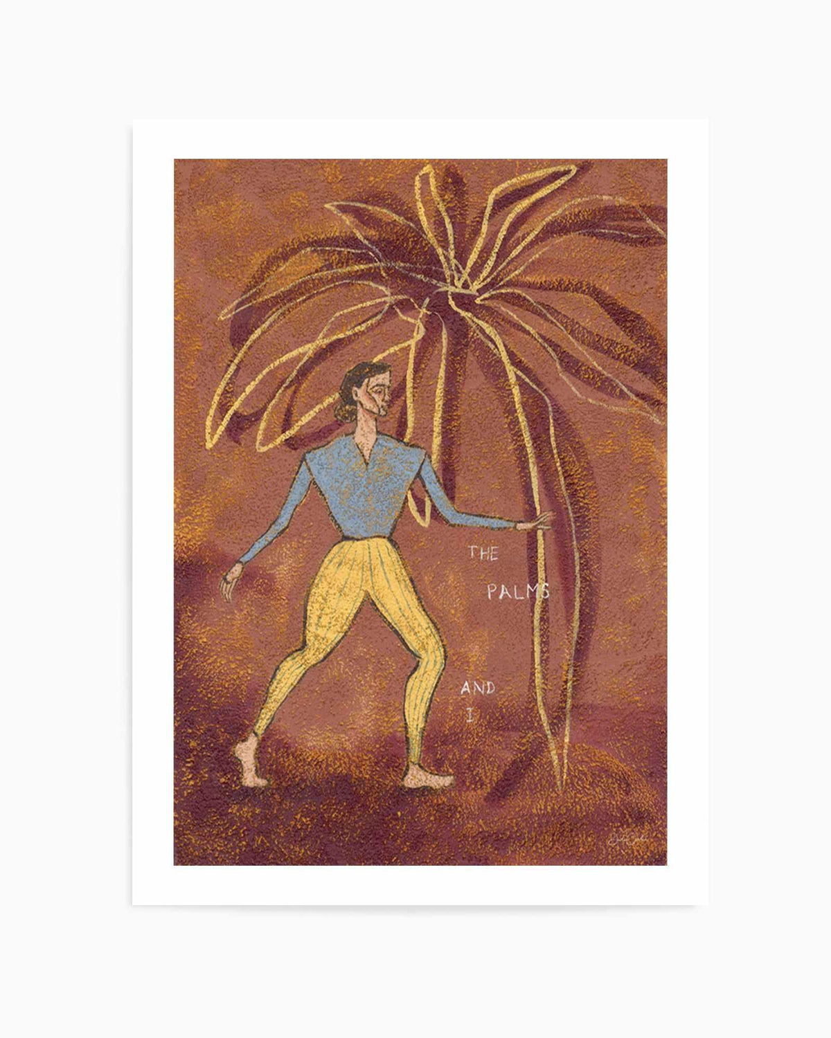 The Palms and I by Julie Celina | Art Print from Olive et Oriel where you can shop wallpaper and artworks online