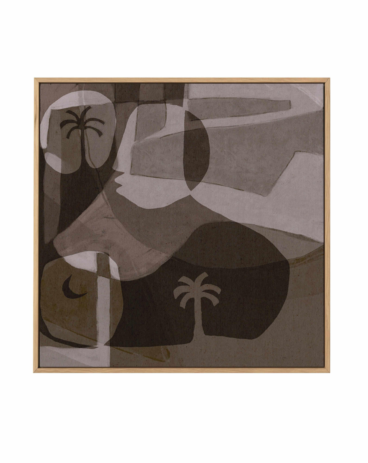 The Quiet Of Being 10 by Shatha Al Dafai | Framed Canvas Art Print from Olive et Oriel where you can shop wallpaper and artworks online