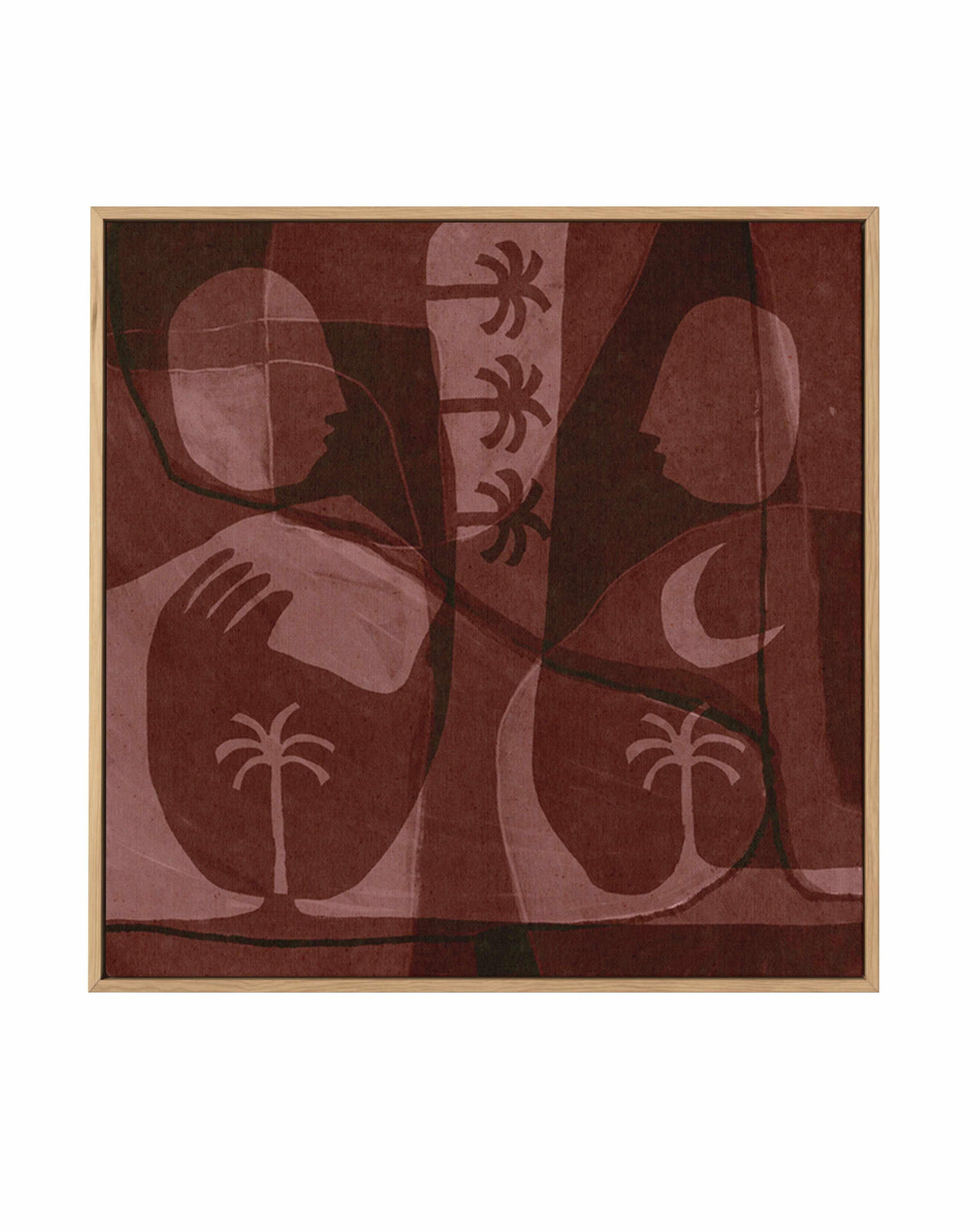 The Quiet Of Being 11 by Shatha Al Dafai | Framed Canvas Art Print from Olive et Oriel where you can shop wallpaper and artworks online
