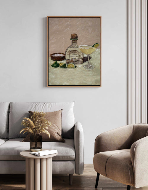 Thirsty Margarita by Jess Martin | Framed Canvas Art Print