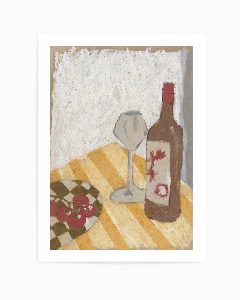 Tomatoes and Wine | Art Print
