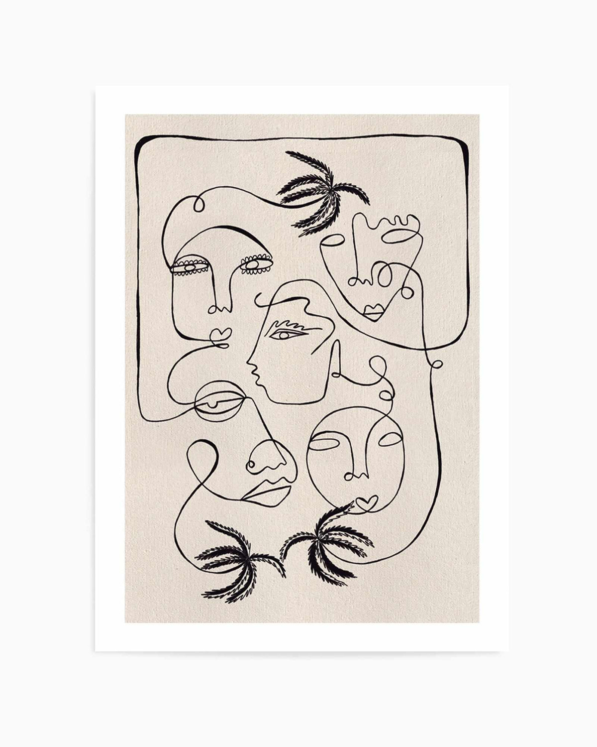 Tropical Thoughts by Shatha Al Dafai | Art Print from Olive et Oriel where you can shop wallpaper and artworks online