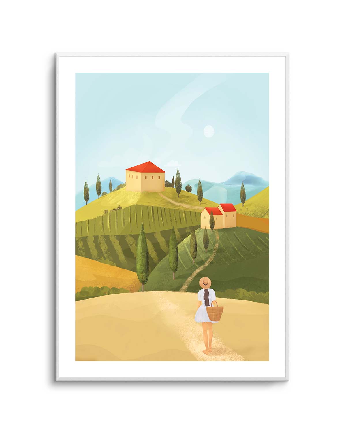 Tuscany By Petra Lizde Art Print Olive et Oriel