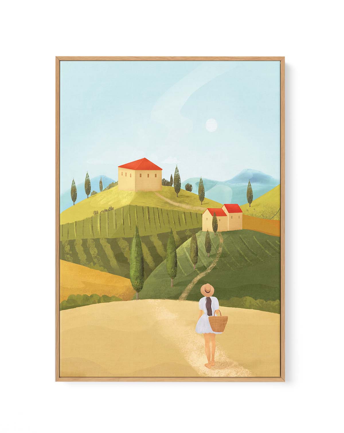 Tuscany By Petra Lizde | Framed Canvas Art Print from Olive et Oriel where you can shop wallpaper and artworks online